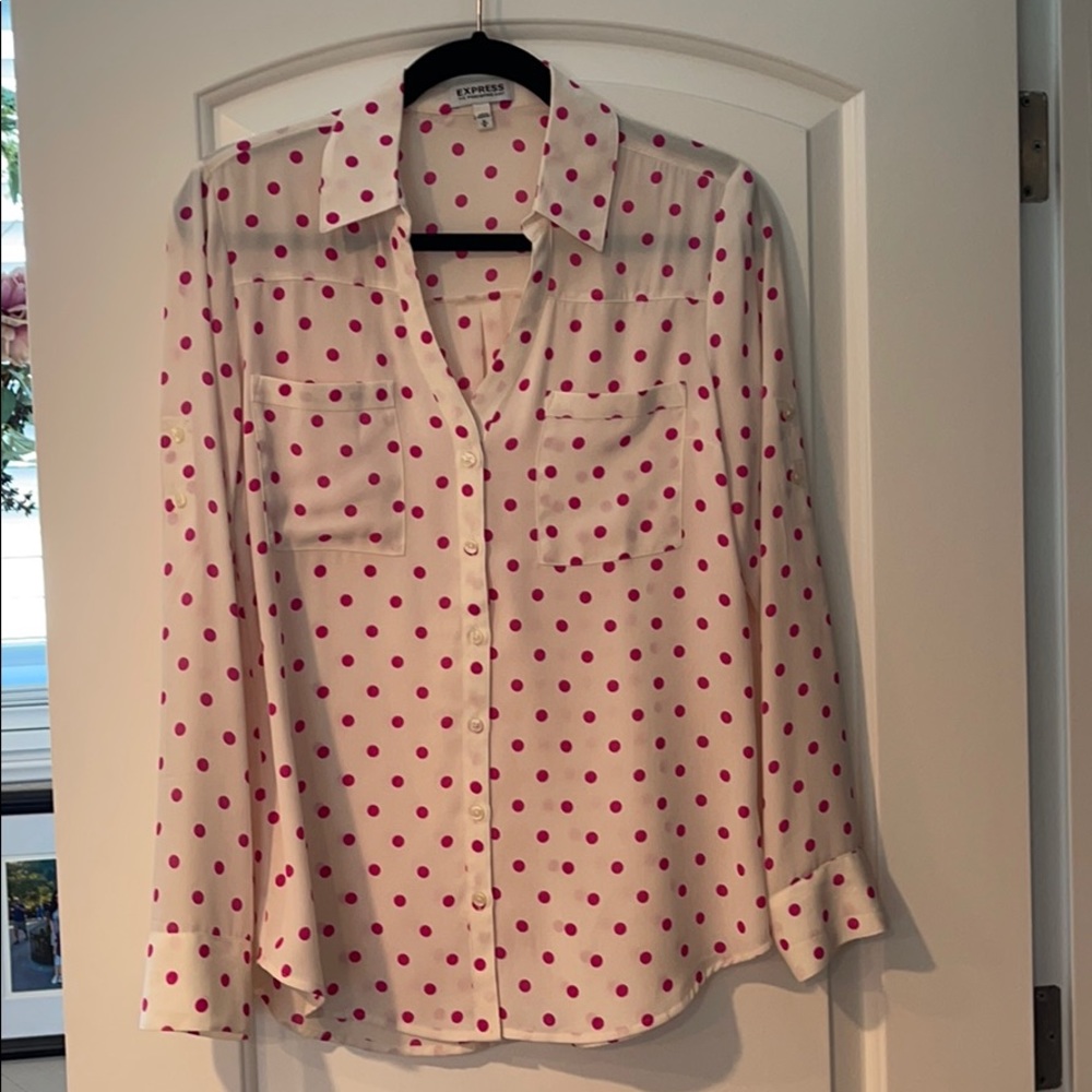 Beautiful polka dot blouse